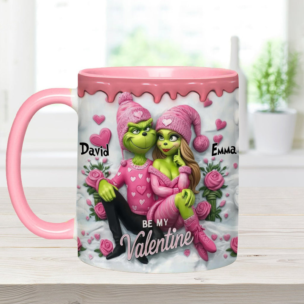 Sois ma/mon Valentin(e) - Mug personnalisé avec étole et décoration de Noël