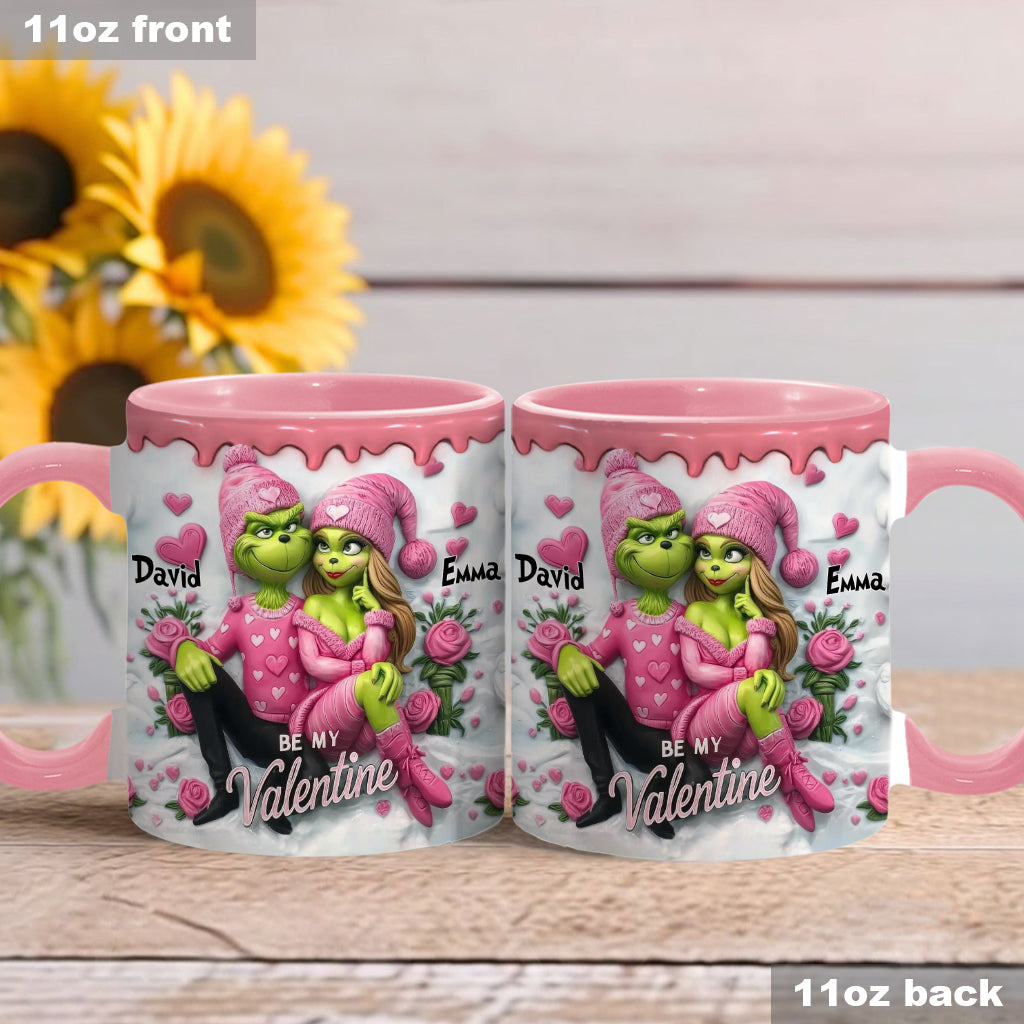 Sois ma/mon Valentin(e) - Mug personnalisé avec étole et décoration de Noël