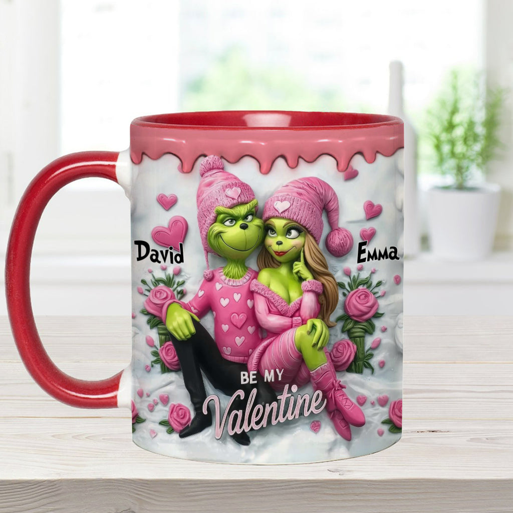 Sois ma/mon Valentin(e) - Mug personnalisé avec étole et décoration de Noël