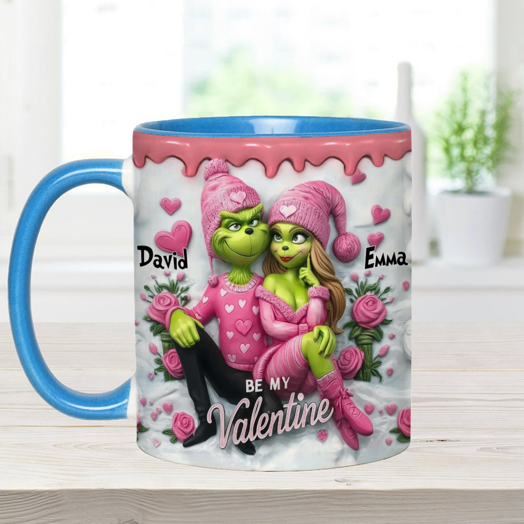 Sois ma/mon Valentin(e) - Mug personnalisé avec étole et décoration de Noël