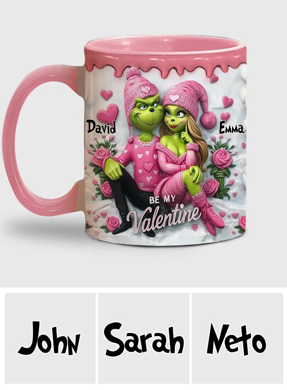 Sois ma/mon Valentin(e) - Mug personnalisé avec étole et décoration de Noël