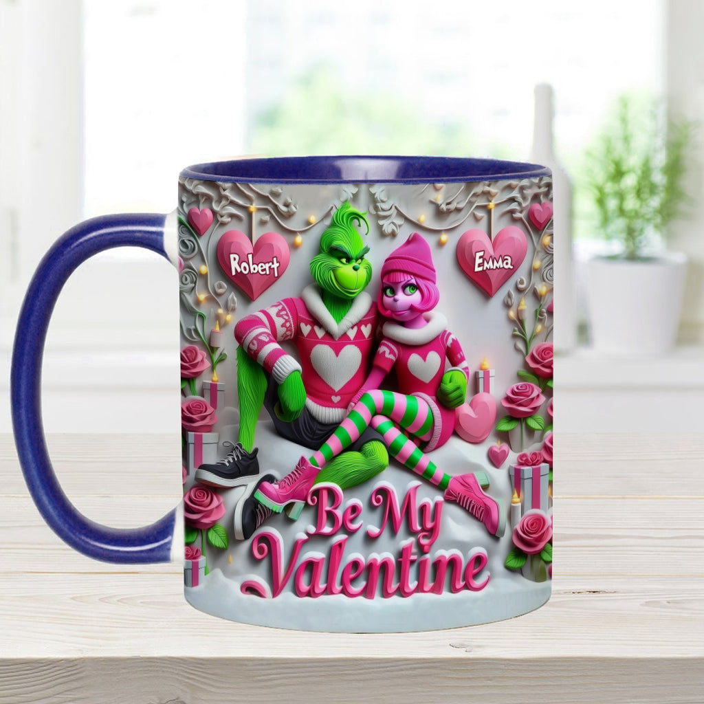 Sois ma/mon Valentin(e) - Mug personnalisé avec étole et décoration de Noël