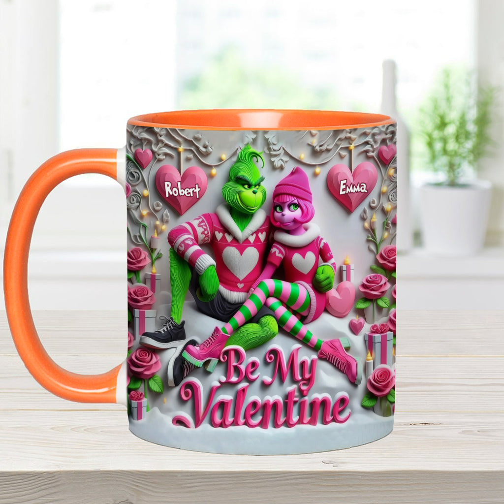 Sois ma/mon Valentin(e) - Mug personnalisé avec étole et décoration de Noël