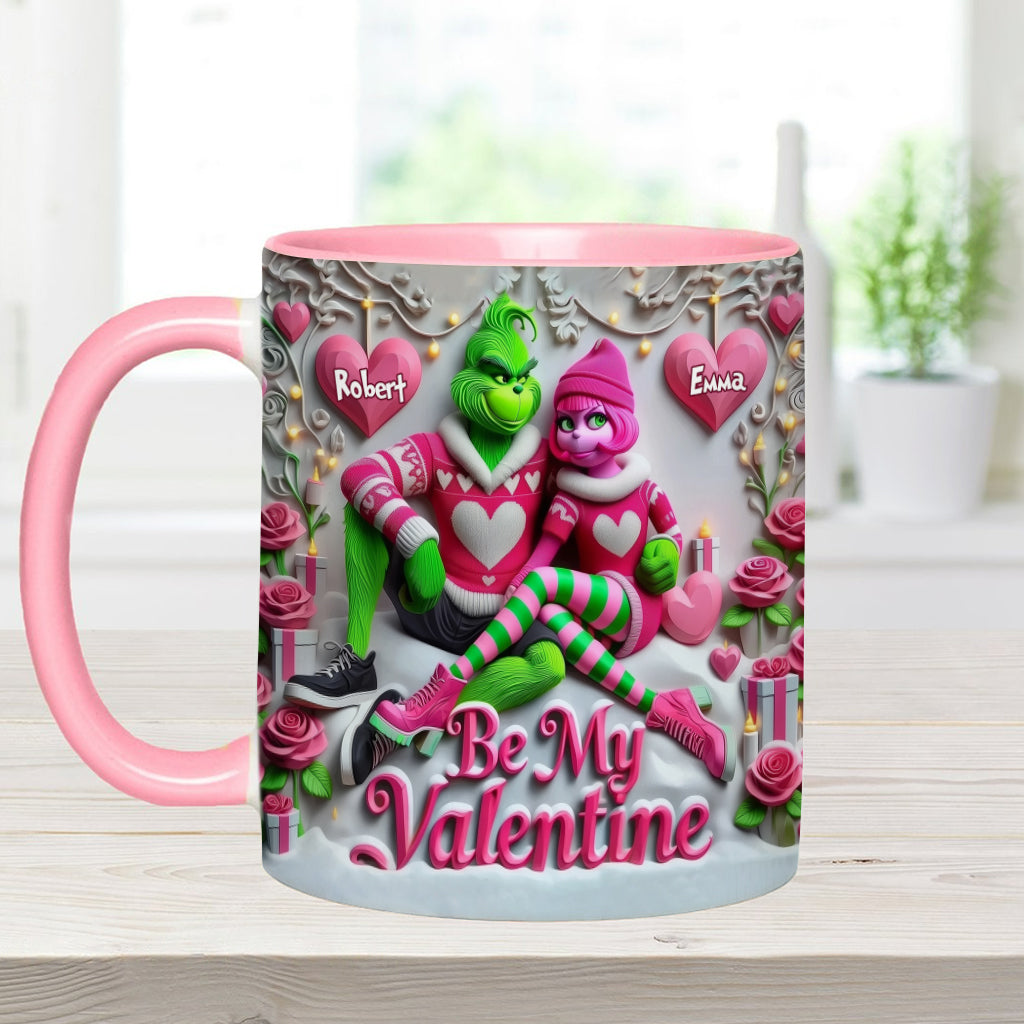 Sois ma/mon Valentin(e) - Mug personnalisé avec étole et décoration de Noël