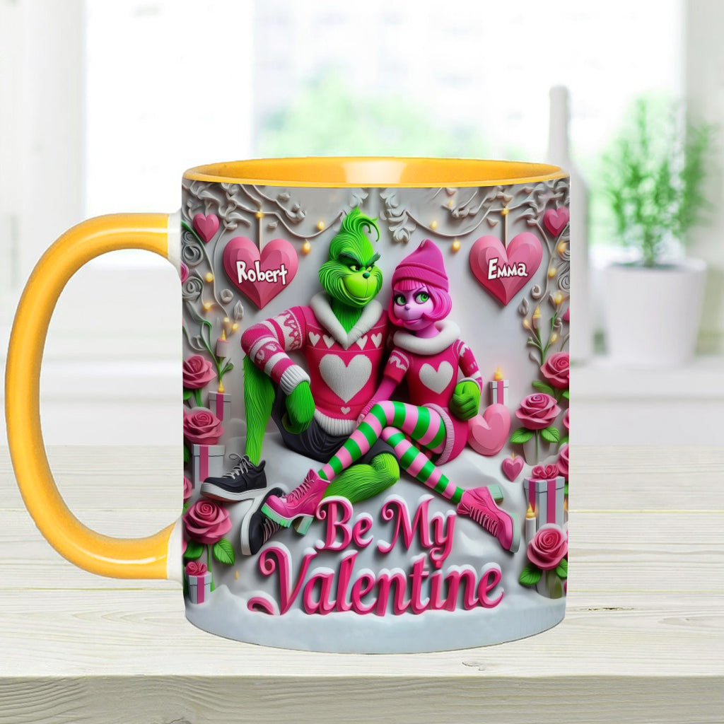 Sois ma/mon Valentin(e) - Mug personnalisé avec étole et décoration de Noël