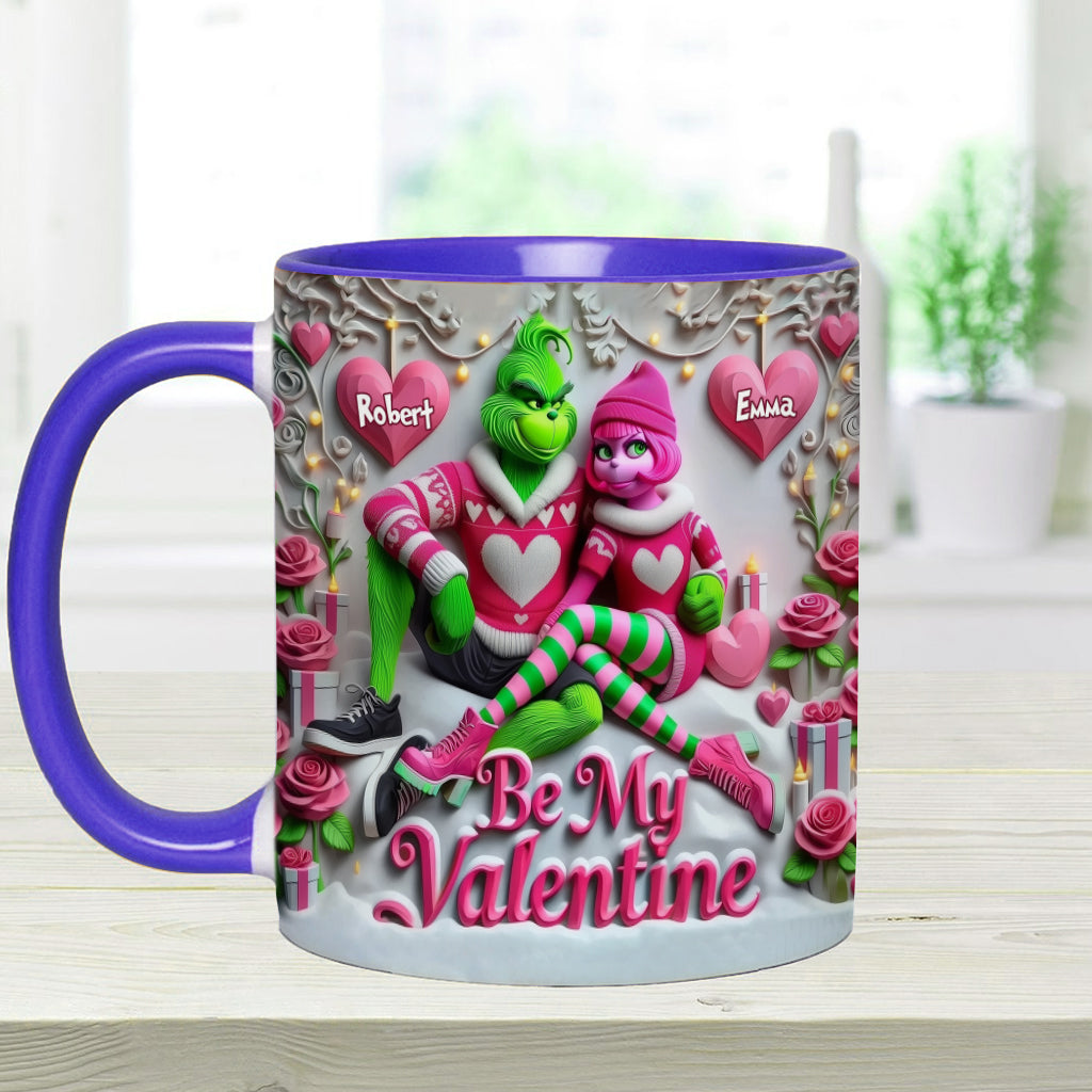 Sois ma/mon Valentin(e) - Mug personnalisé avec étole et décoration de Noël