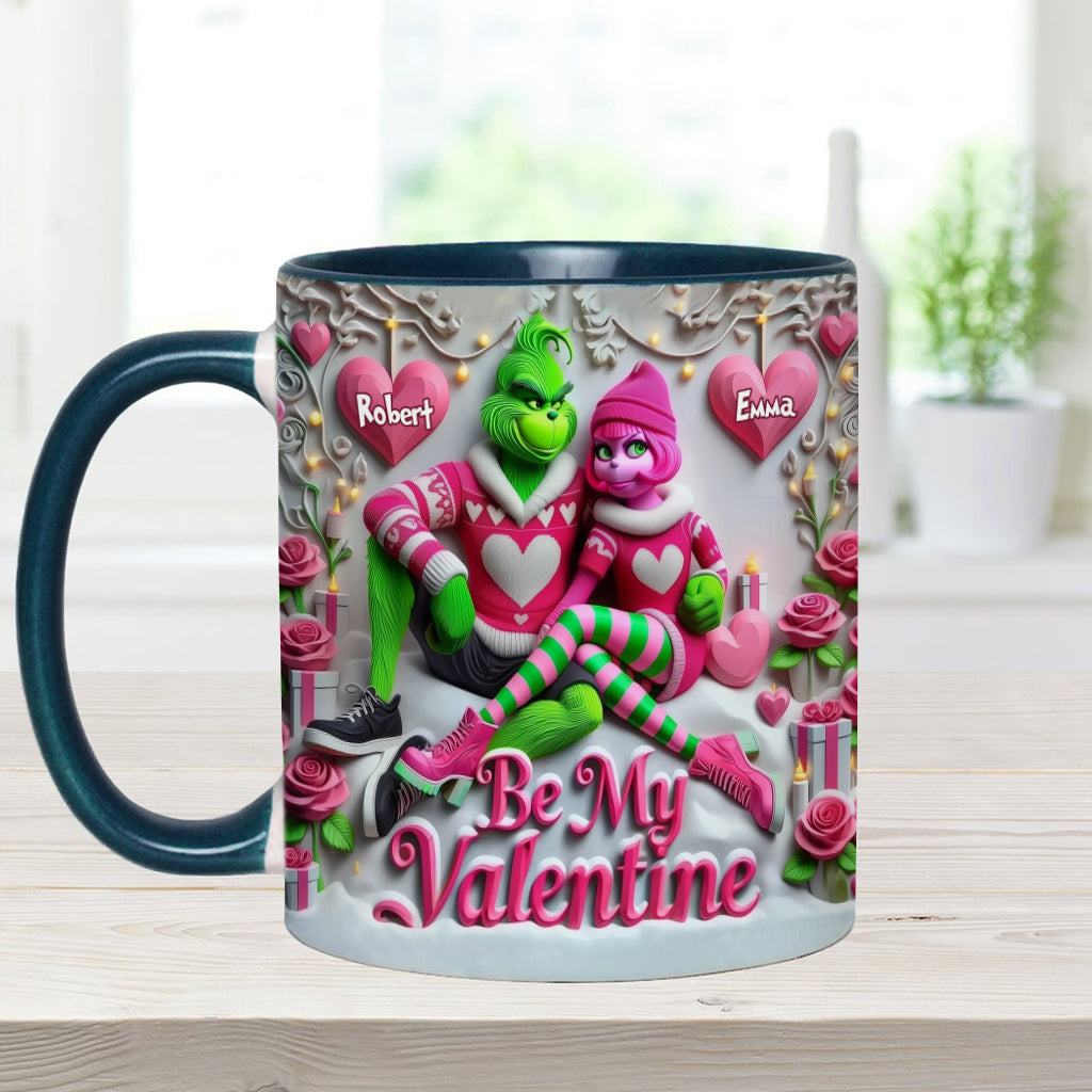 Sois ma/mon Valentin(e) - Mug personnalisé avec étole et décoration de Noël