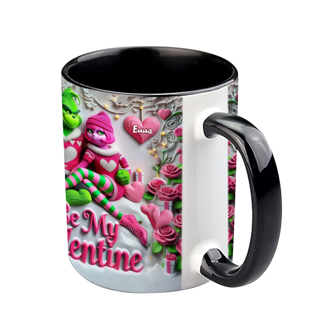 Sois ma/mon Valentin(e) - Mug personnalisé avec étole et décoration de Noël