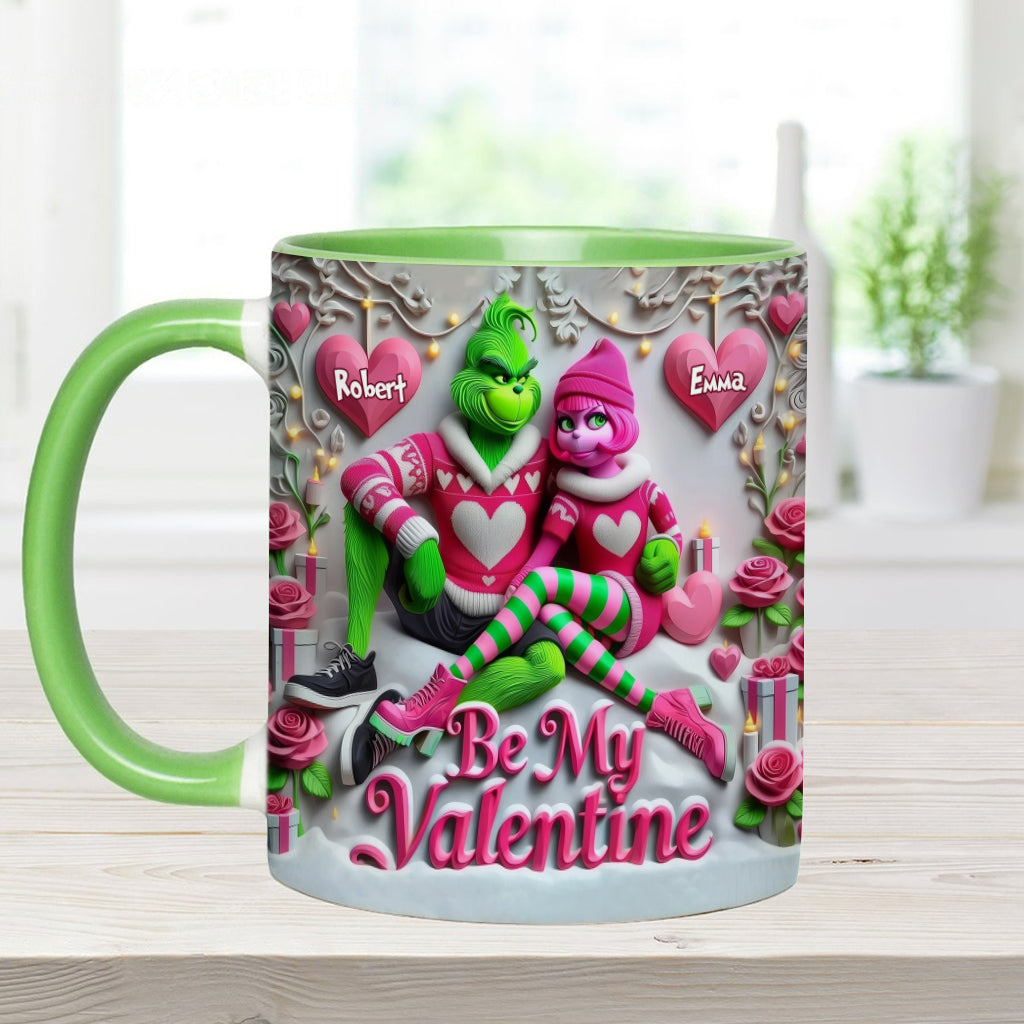 Sois ma/mon Valentin(e) - Mug personnalisé avec étole et décoration de Noël