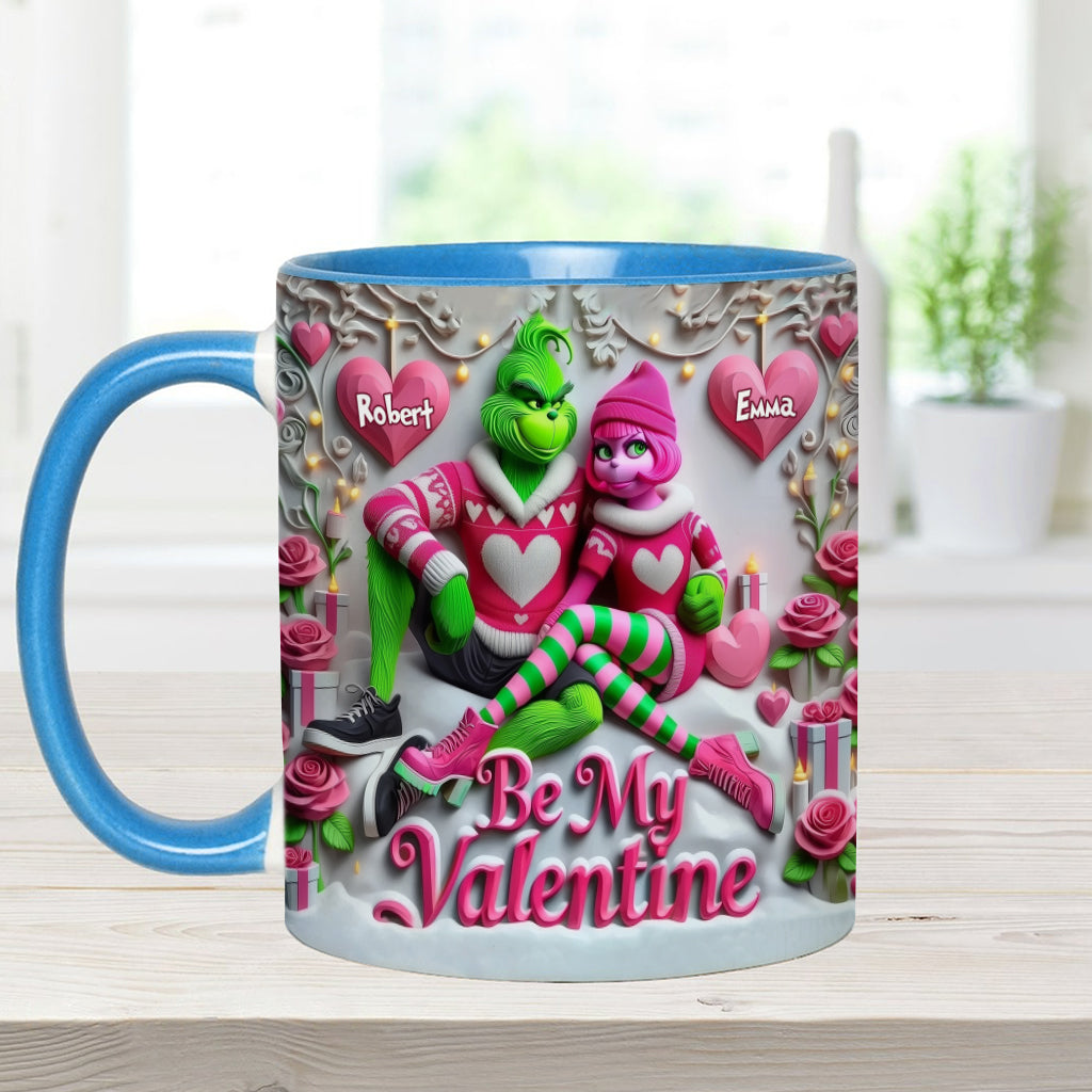 Sois ma/mon Valentin(e) - Mug personnalisé avec étole et décoration de Noël