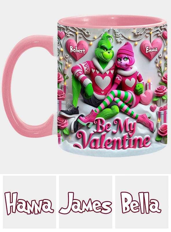 Sois ma/mon Valentin(e) - Mug personnalisé avec étole et décoration de Noël