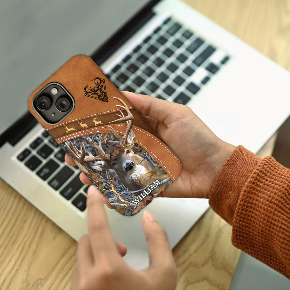 Passionné de chasse - Coque de téléphone personnalisée avec motif intégral sur le thème de la chasse