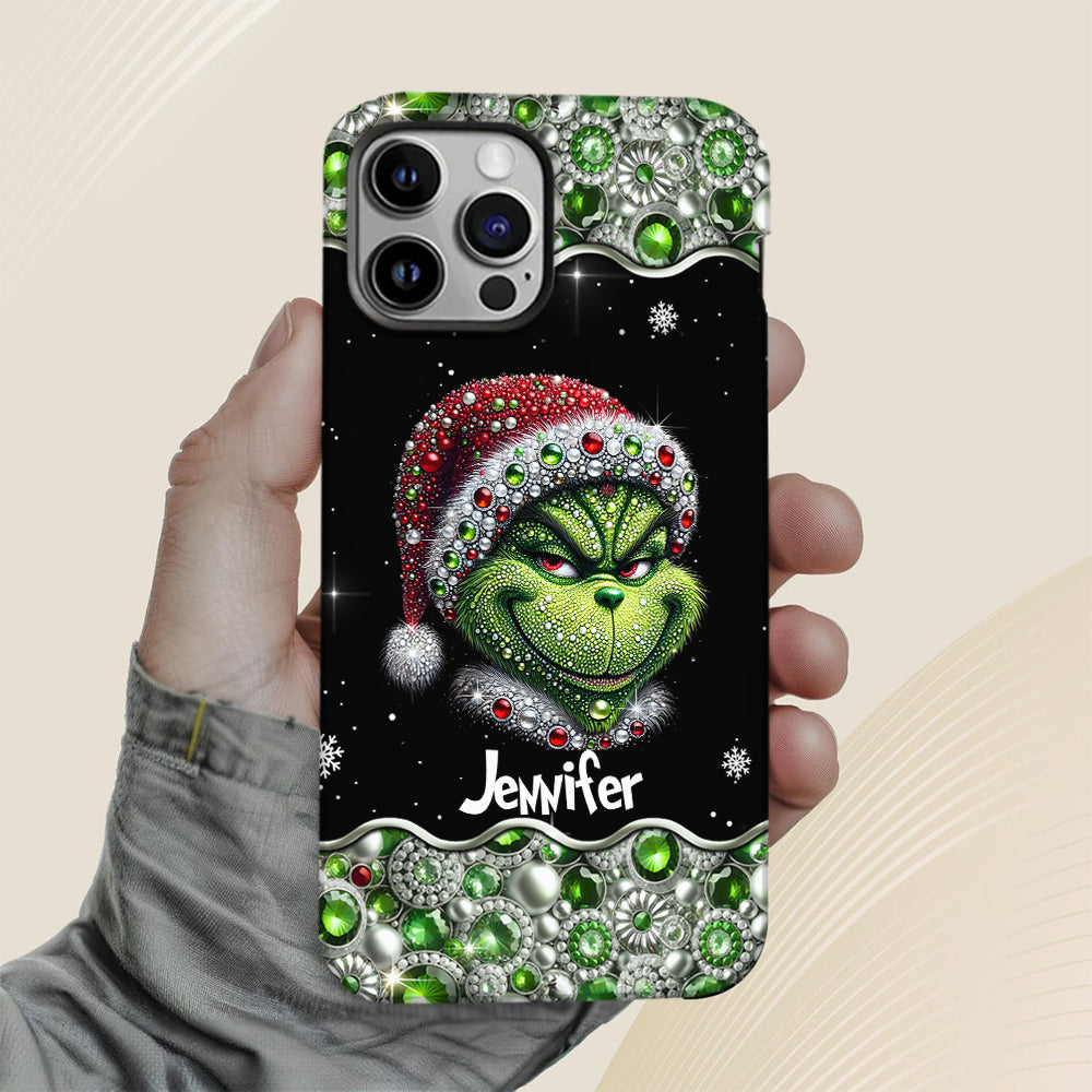 Merry Grinchmas - Personalized Stole Christmas Full Print Phone Case