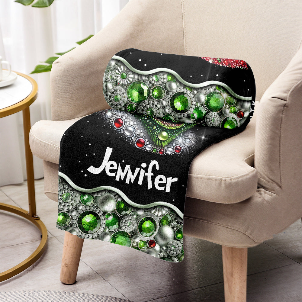 Joyeux Grinchmas - Étole de Noël personnalisée