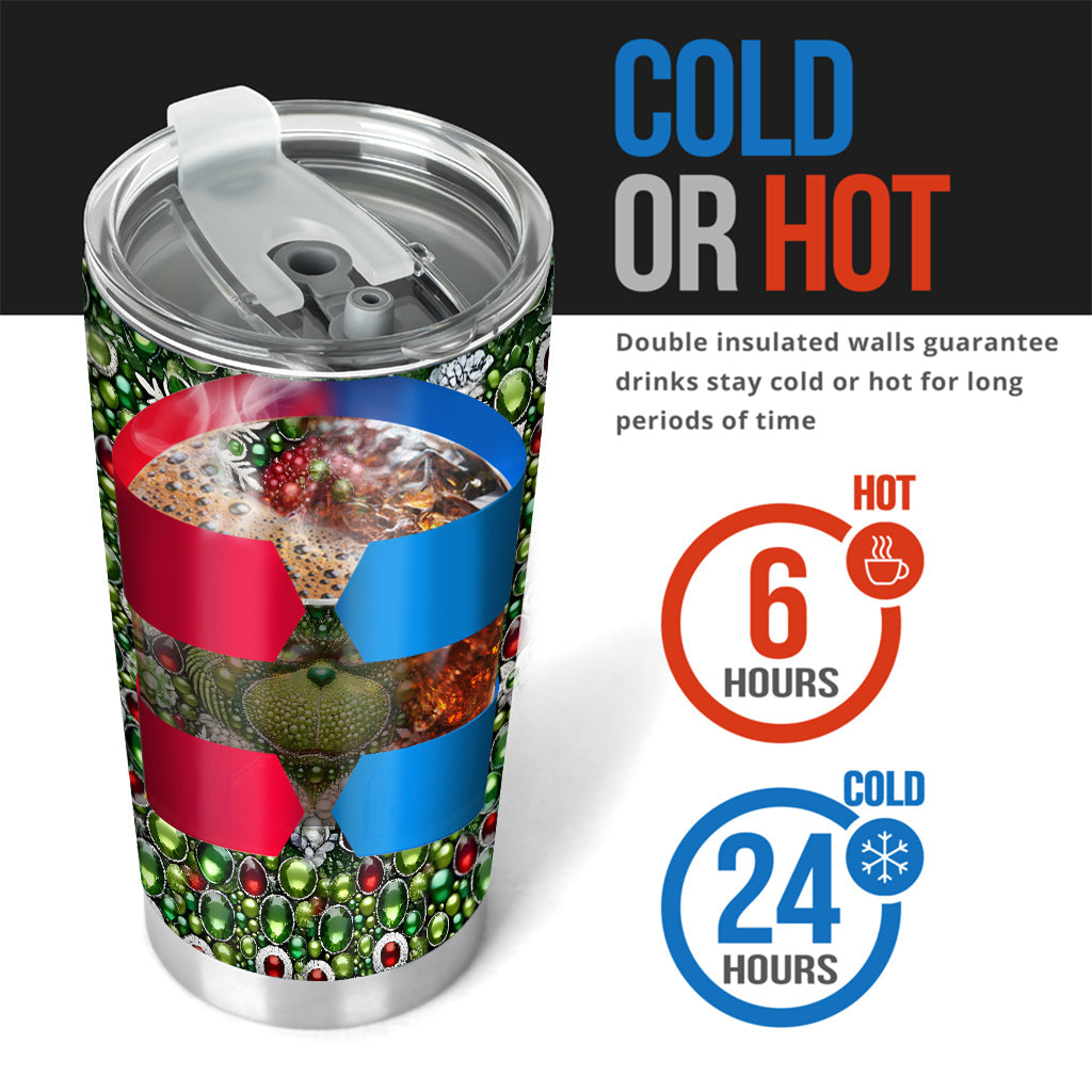 Joyeux Grinchmas - Gobelet de Noël personnalisé avec étole