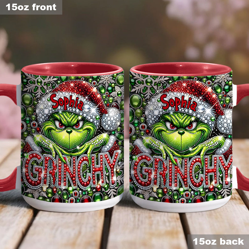 Joyeux Grinchmas - Mug personnalisé avec étole de Noël