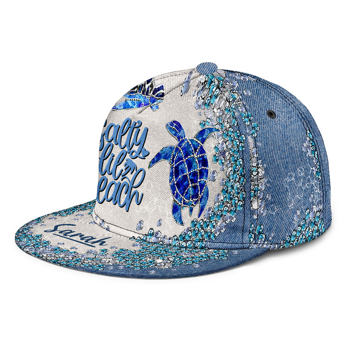 Casquette Turtle Bling - Casquette personnalisée Tortue