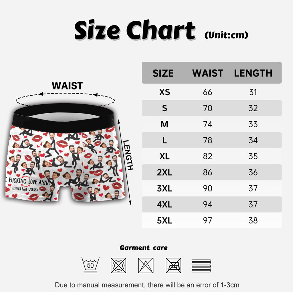 Mon activité préférée : créer des boxers personnalisés pour couples d’hommes.