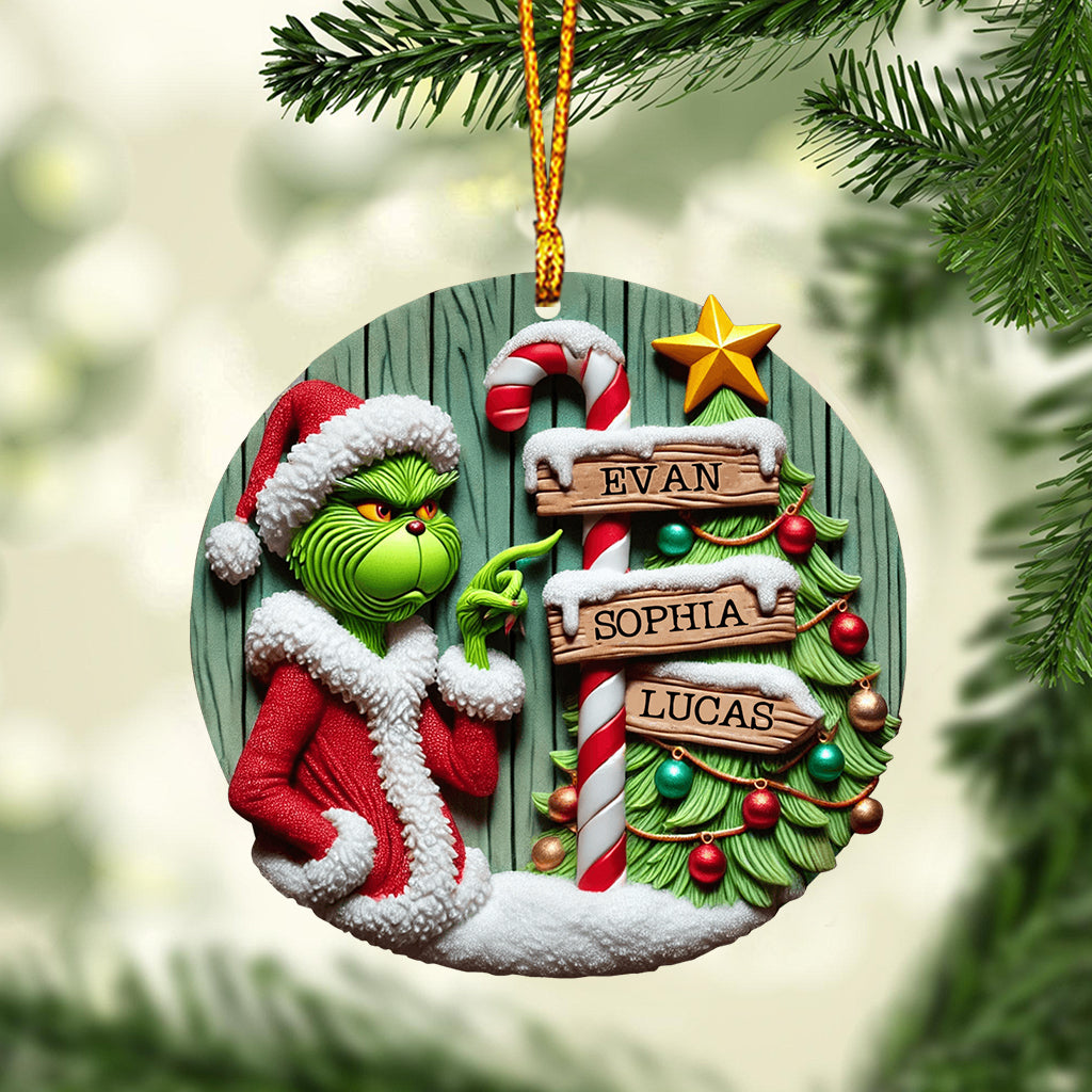 Merry Christmas - Personalized Stole Christmas Ornament