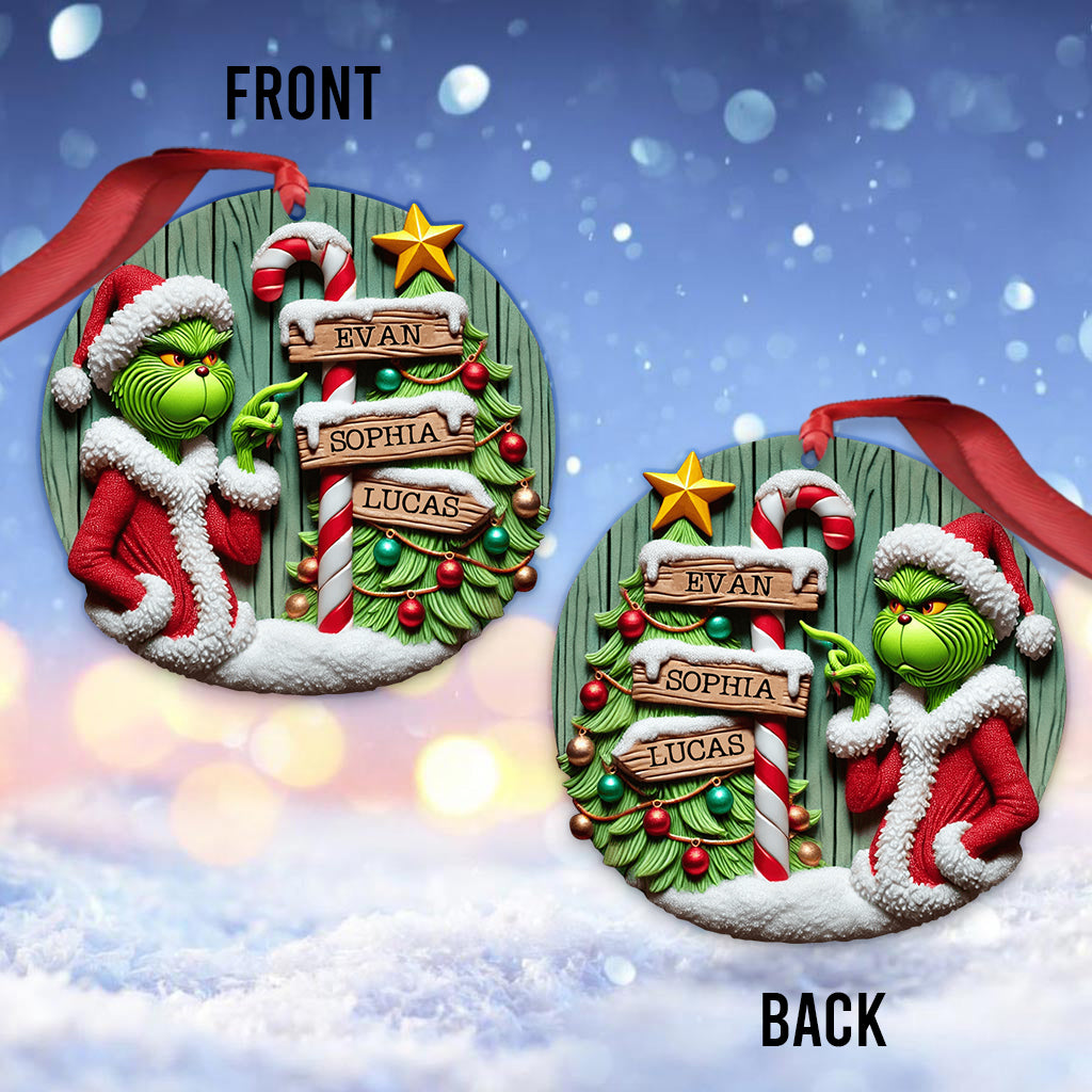 Merry Christmas - Personalized Stole Christmas Ornament
