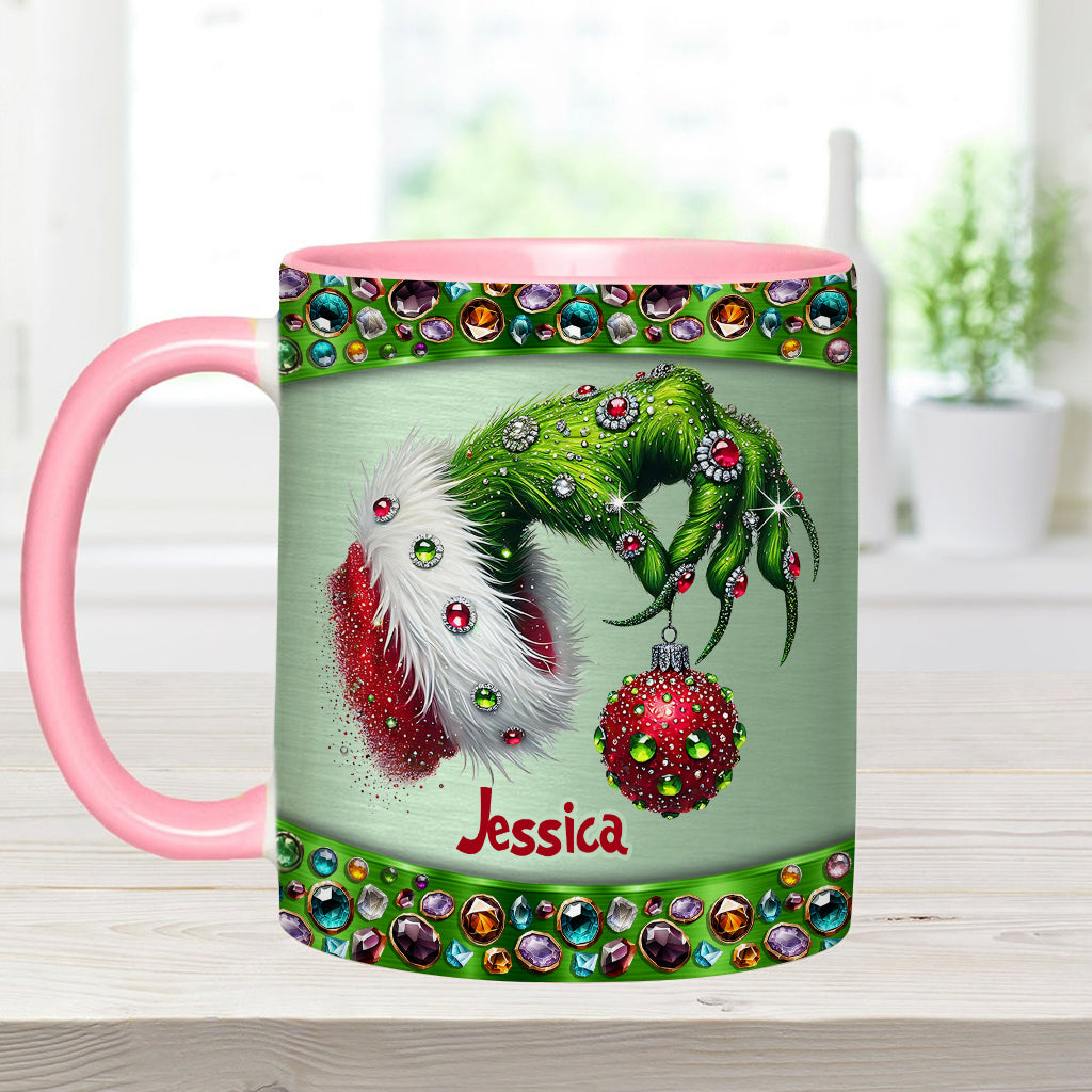 Merry Christmas - Personalized Stole Christmas Accent Mug