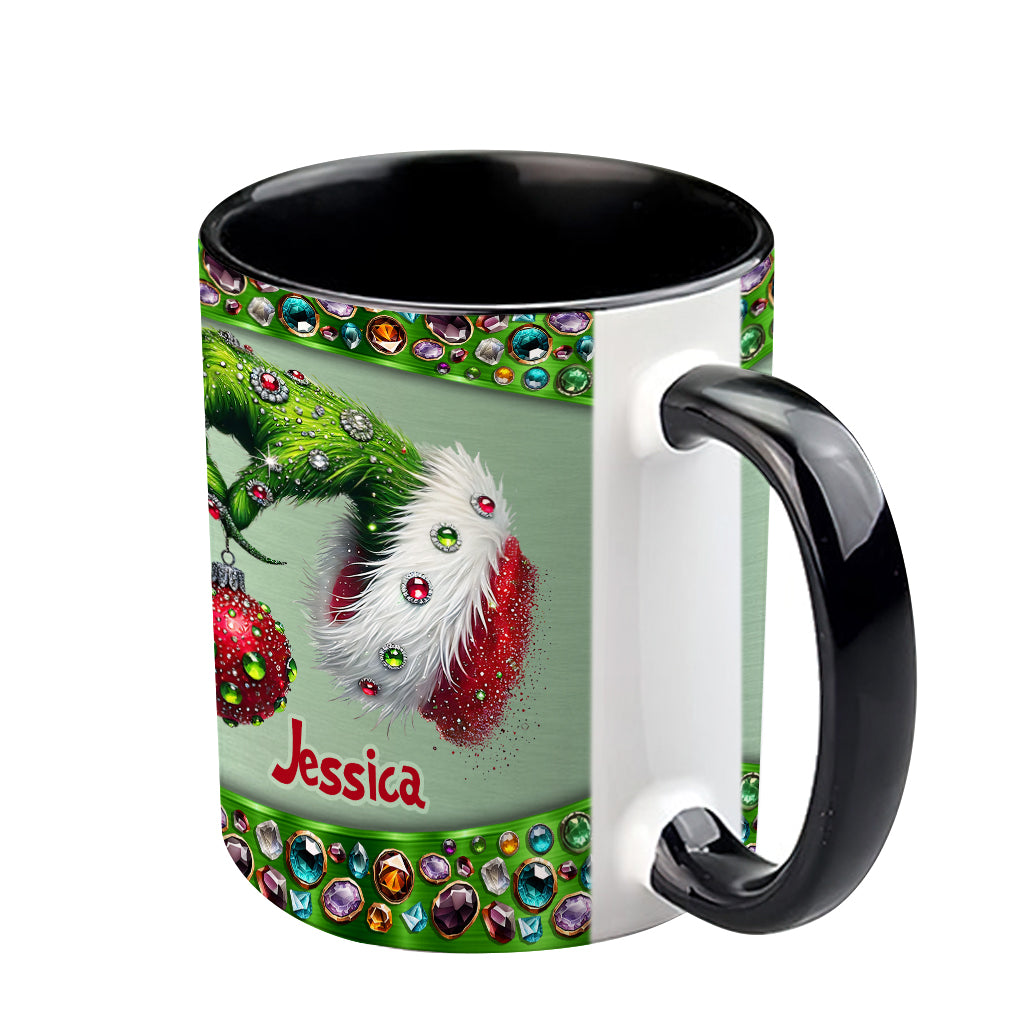 Merry Christmas - Personalized Stole Christmas Accent Mug