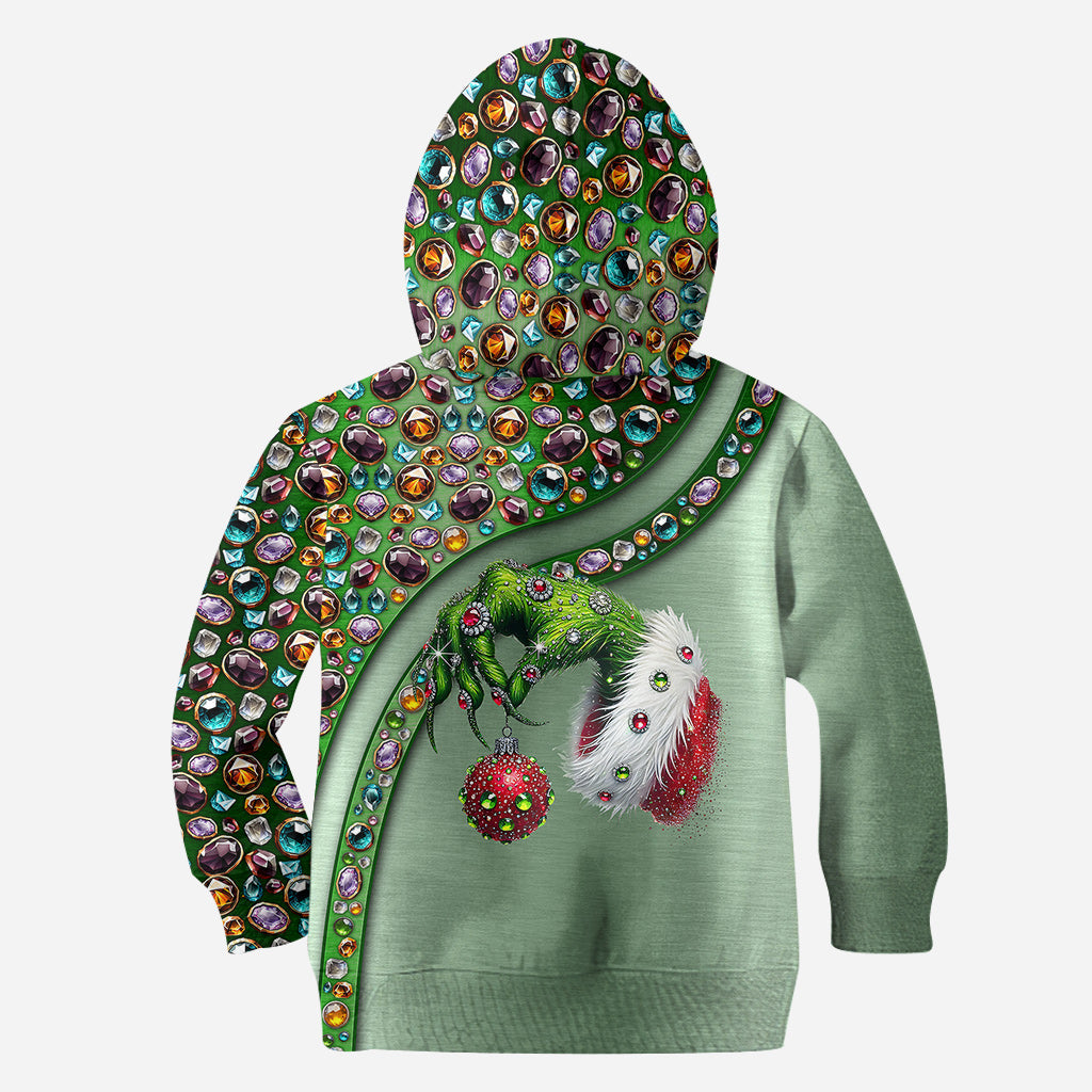 Joyeux Noël ! - Sweat à capuche et legging personnalisés avec étole de Noël