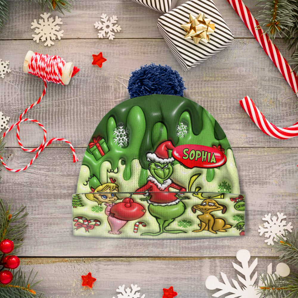 Joyeux Noël - Bonnet de Noël personnalisé avec étole