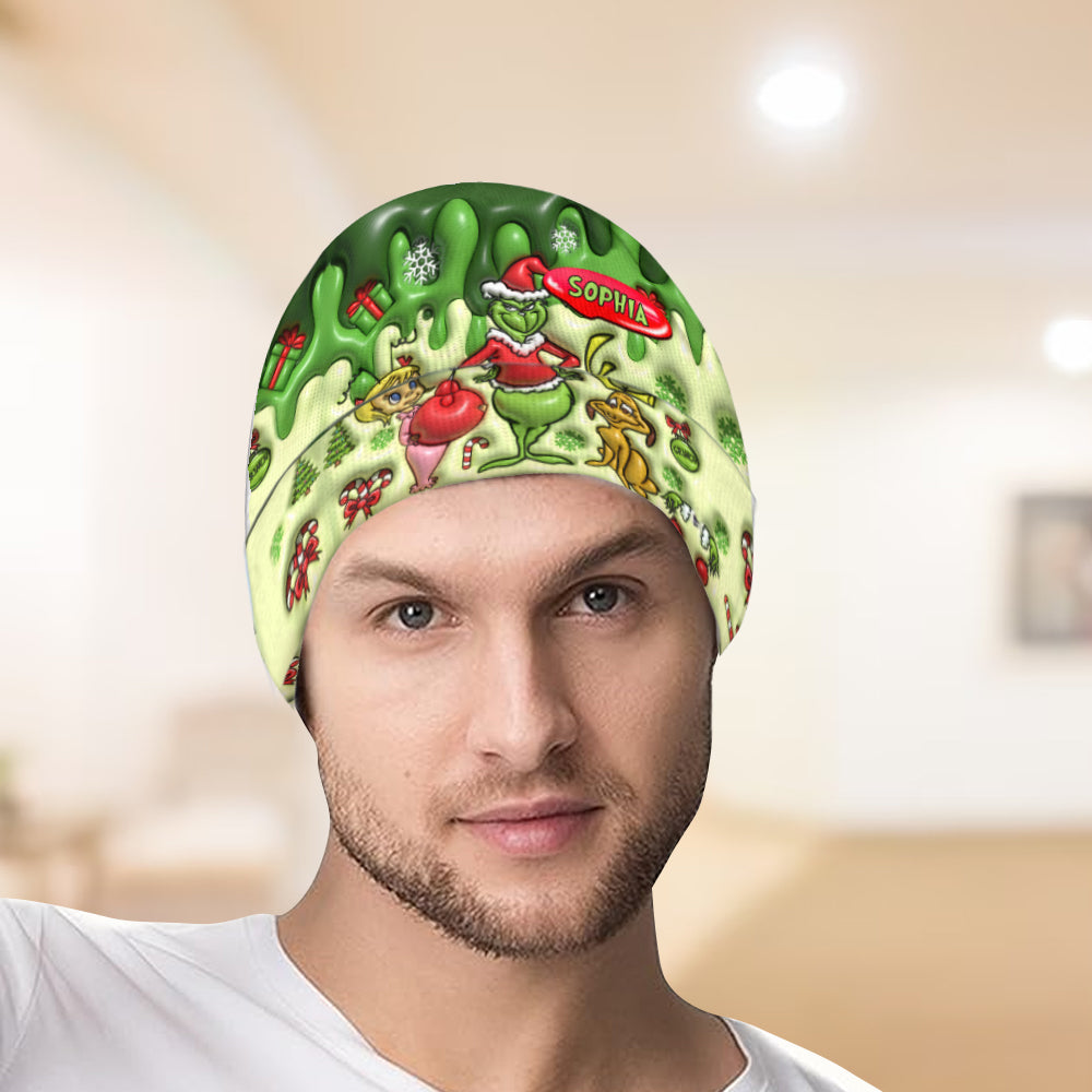 Joyeux Noël - Bonnet de Noël personnalisé avec étole