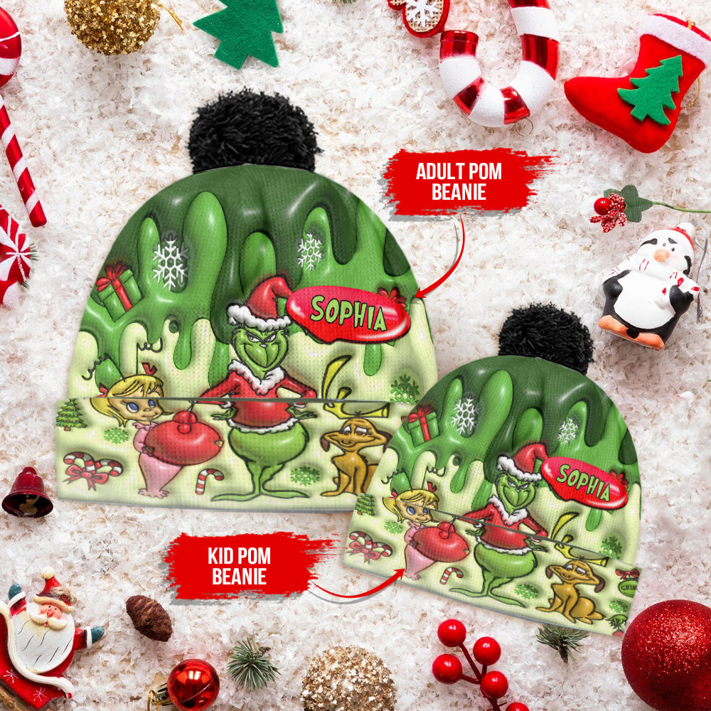 Joyeux Noël - Bonnet de Noël personnalisé avec étole