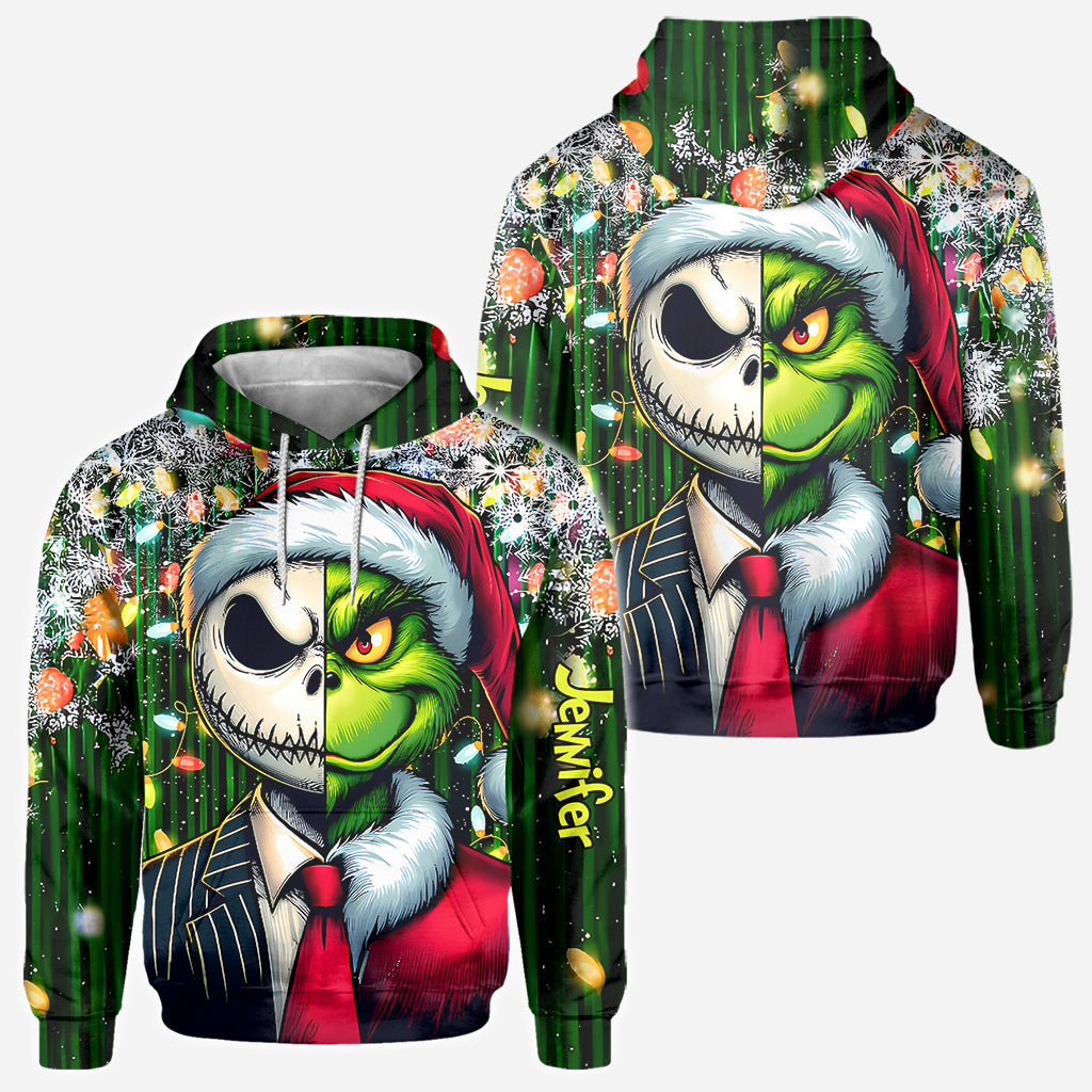 Joyeux Noël - T-shirt personnalisé avec étole de Noël