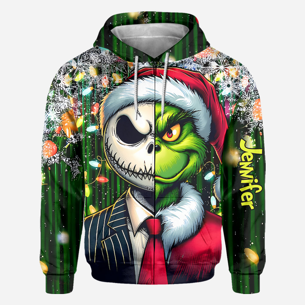 Joyeux Noël - T-shirt personnalisé avec étole de Noël