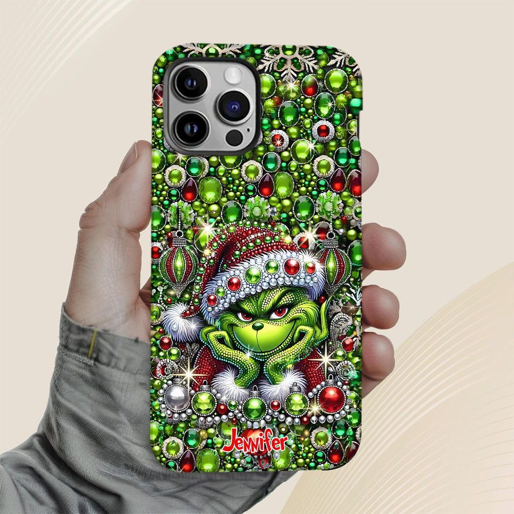 Joyeux Noël - Coque de téléphone personnalisée avec motif étole de Noël