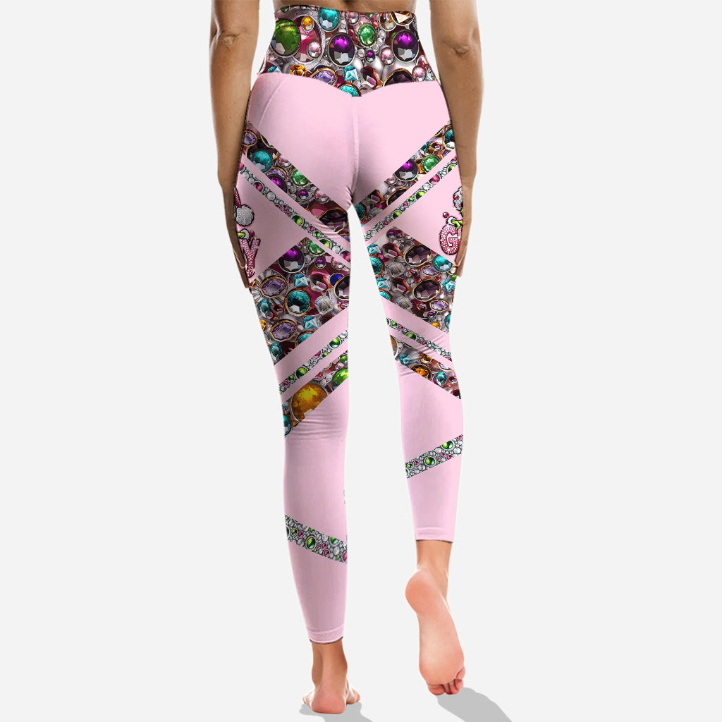 Sweat à capuche et legging de Noël personnalisés avec n'importe quel nom - Étole de Noël personnalisée