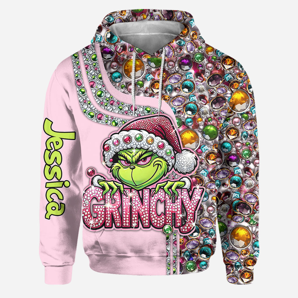 Sweat à capuche et legging de Noël personnalisés avec n'importe quel nom - Étole de Noël personnalisée