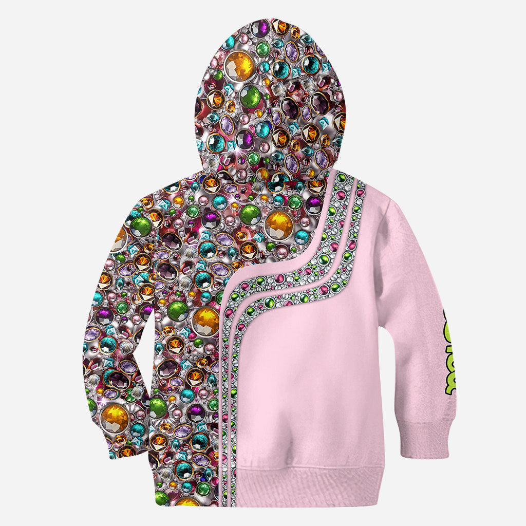 Sweat à capuche et legging de Noël personnalisés avec n'importe quel nom - Étole de Noël personnalisée