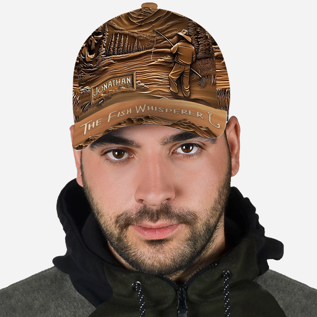 Le Chuchoteur de Poissons - Casquette de pêche classique personnalisée
