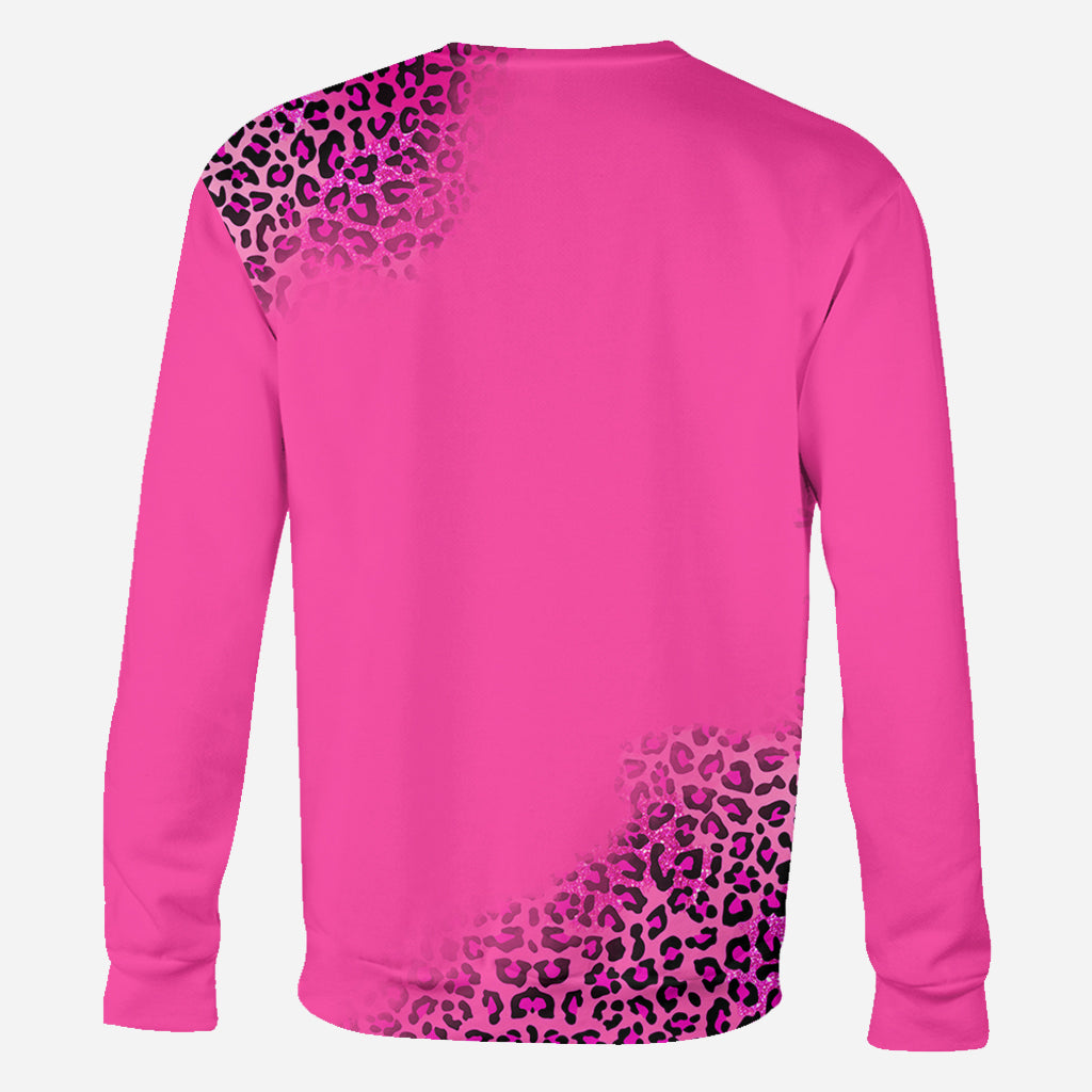 En octobre, on porte du rose - T-shirt intégral de sensibilisation au cancer du sein