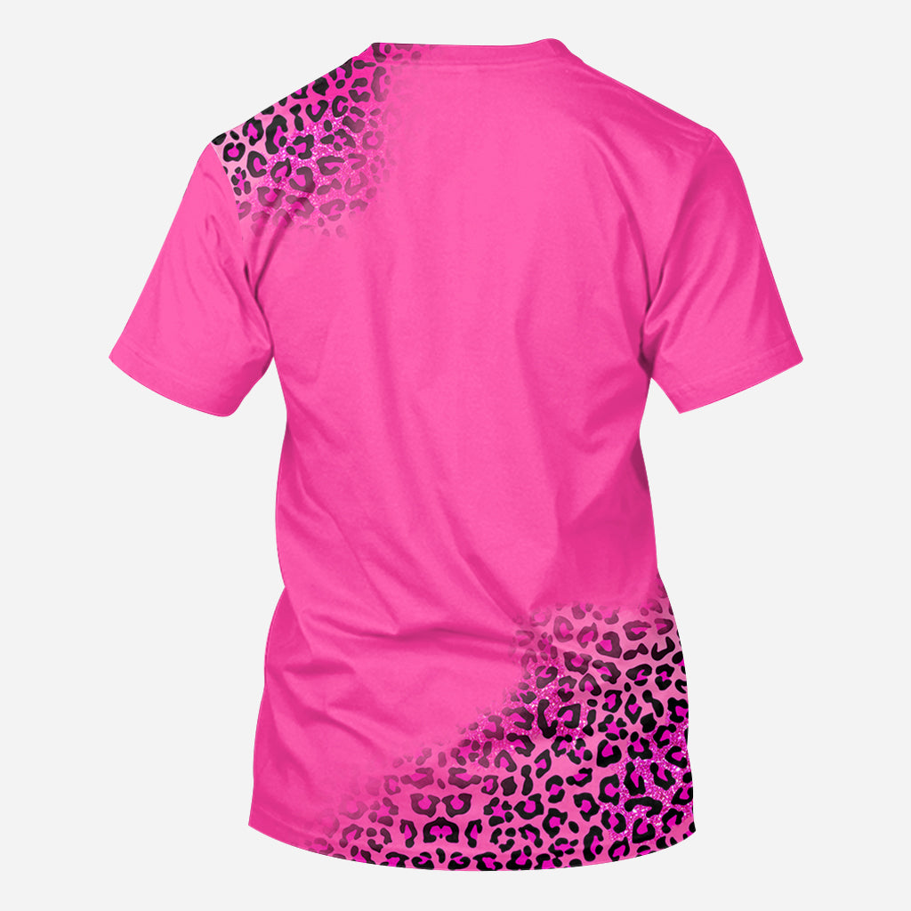 En octobre, on porte du rose - T-shirt intégral de sensibilisation au cancer du sein