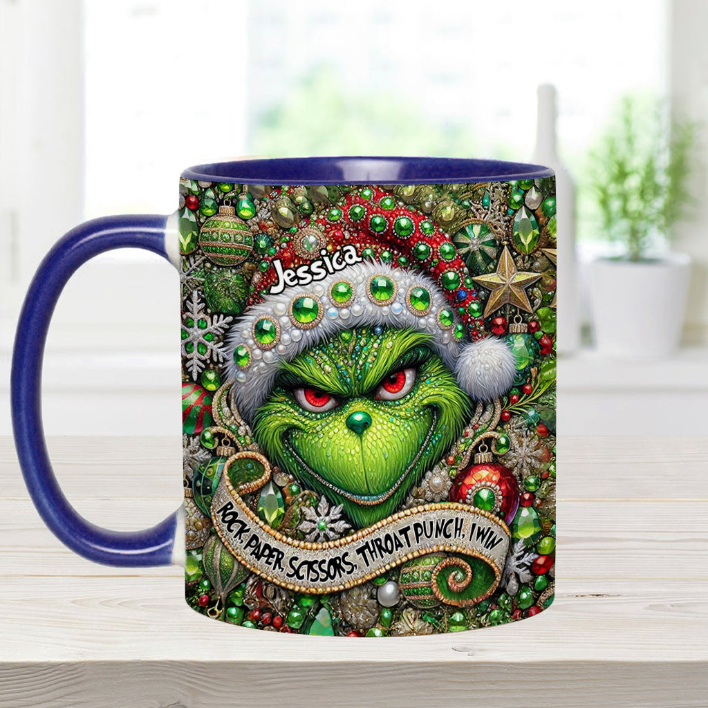 Feeling Extra Green - Personalized Stole Christmas Accent Mug