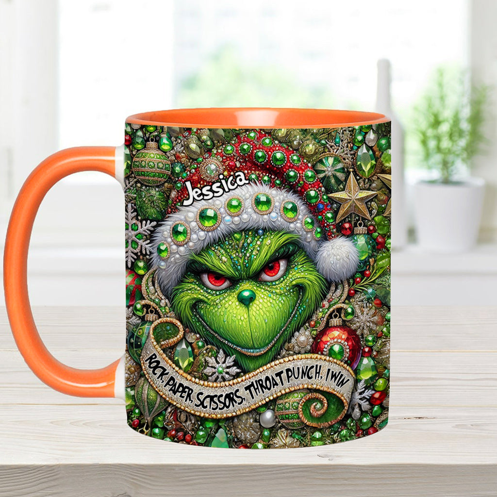 Feeling Extra Green - Personalized Stole Christmas Accent Mug