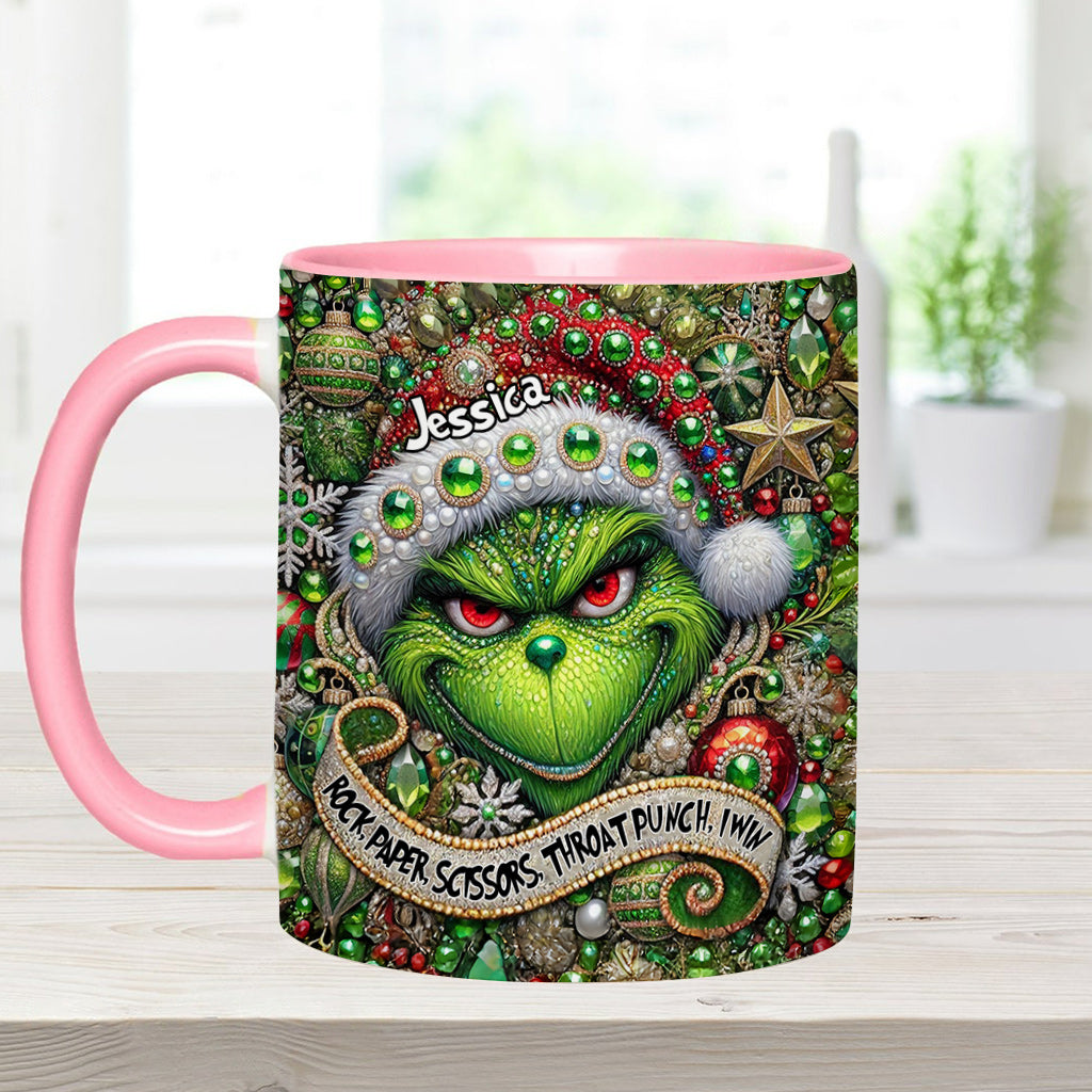 Feeling Extra Green - Personalized Stole Christmas Accent Mug