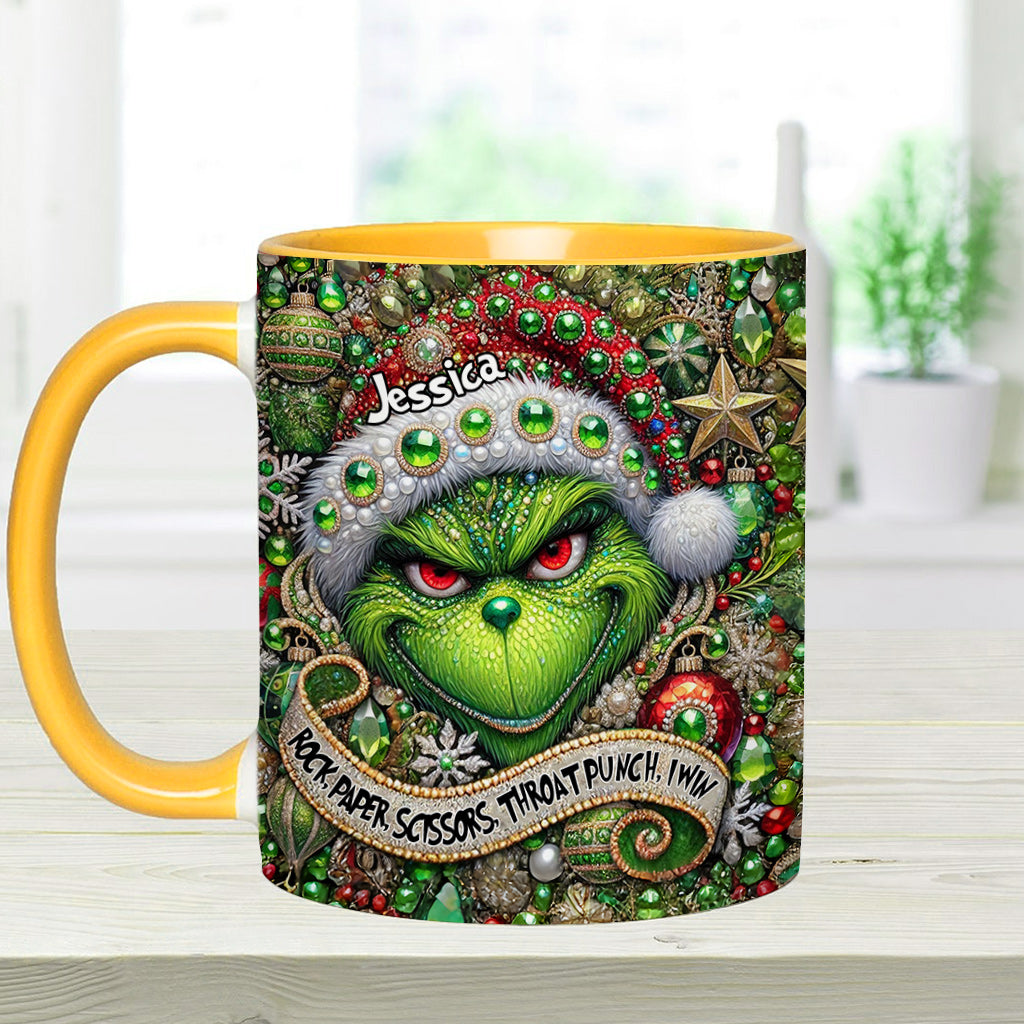 Feeling Extra Green - Personalized Stole Christmas Accent Mug
