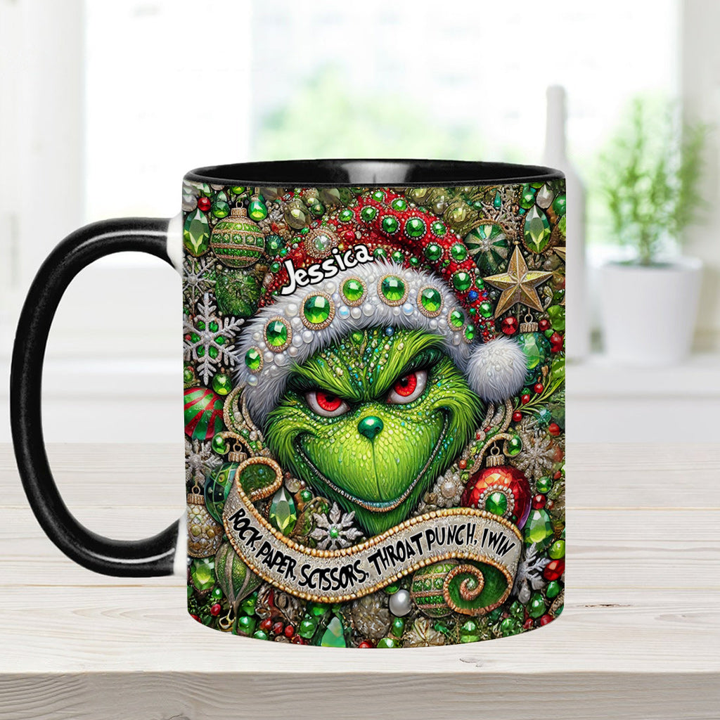 Feeling Extra Green - Personalized Stole Christmas Accent Mug