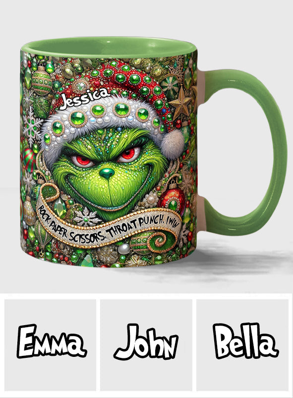 Feeling Extra Green - Personalized Stole Christmas Accent Mug