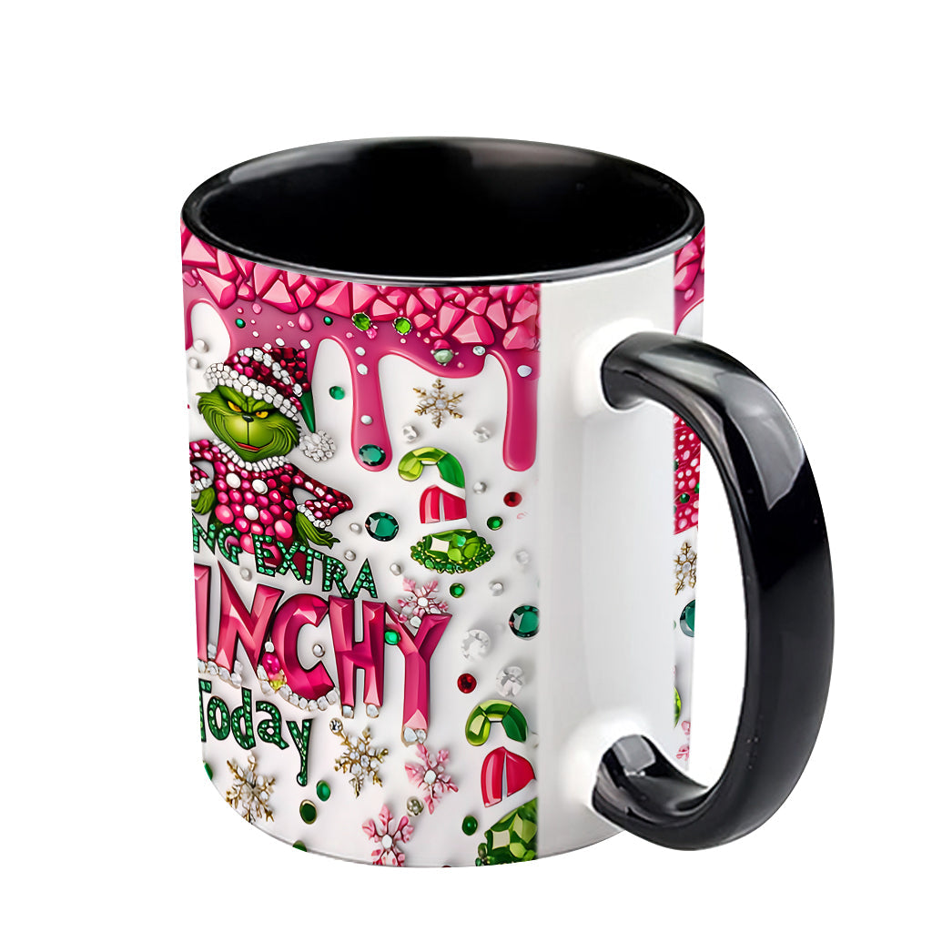 Feeling Extra Green - Personalized Stole Christmas Accent Mug