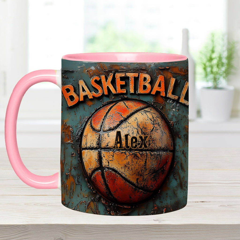 Mug personnalisé Basketball For Life - À l'effigie du basketball