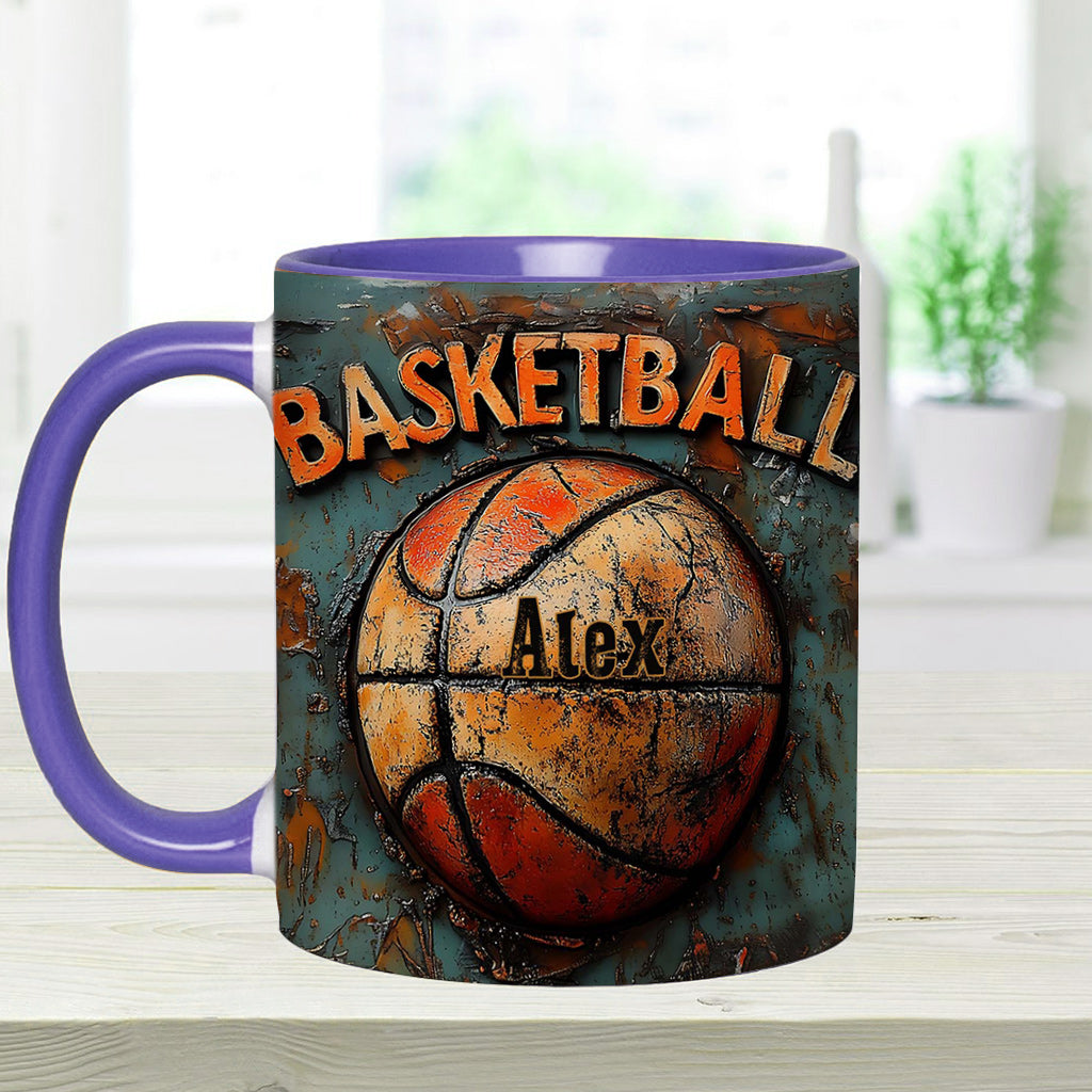 Mug personnalisé Basketball For Life - À l'effigie du basketball