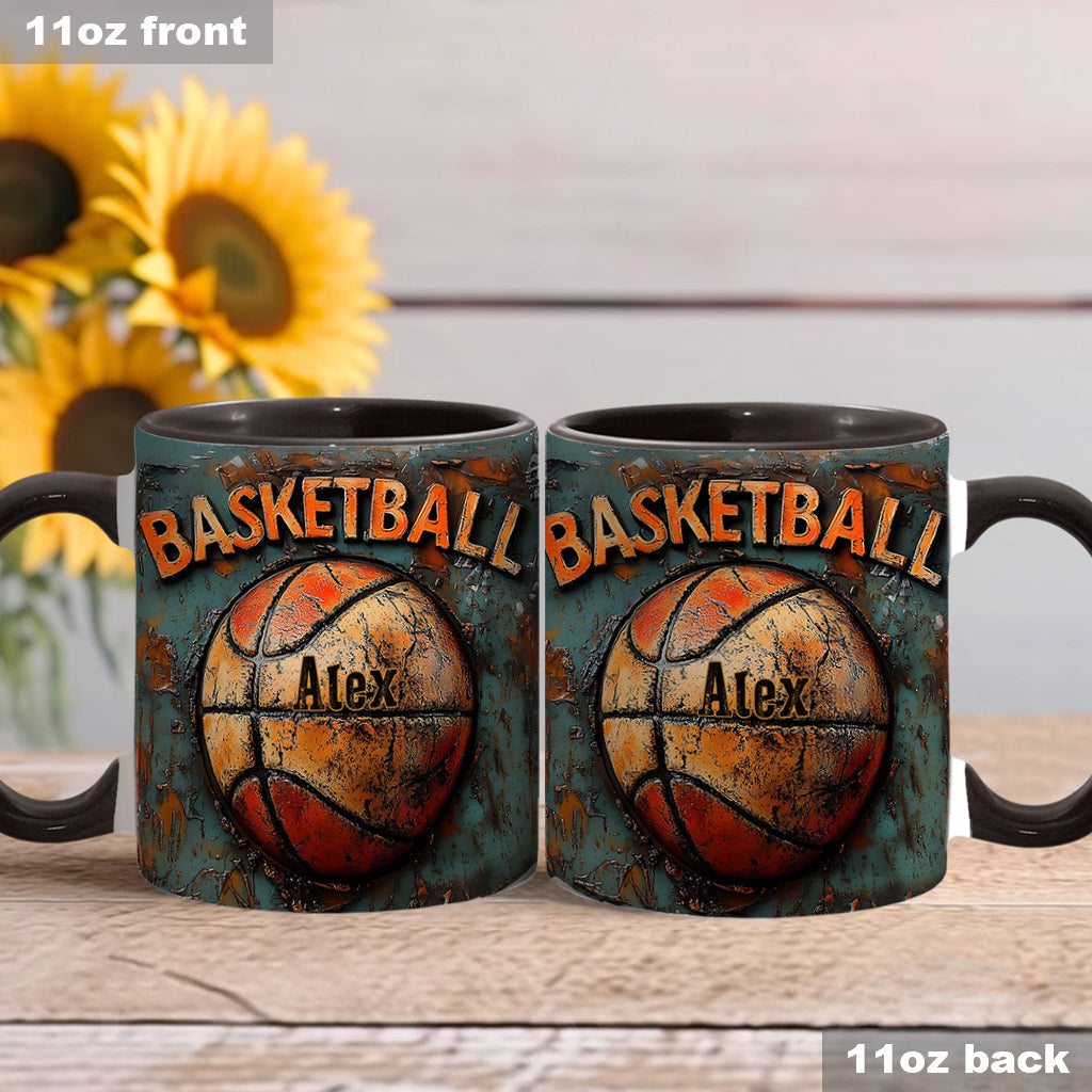 Mug personnalisé Basketball For Life - À l'effigie du basketball
