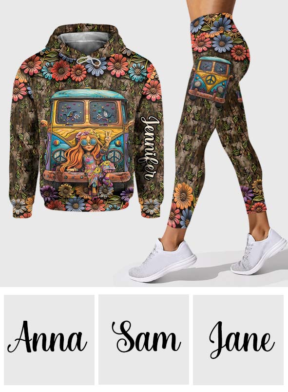 Hippie Soul - Sweat à capuche et legging hippie personnalisés